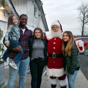 Santa Jim with Family