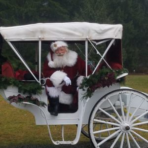 Santa Jim in Horse Carriage